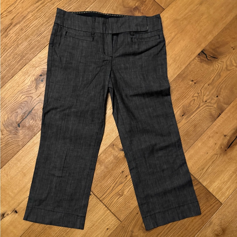 Stylish Gray Cropped Pants